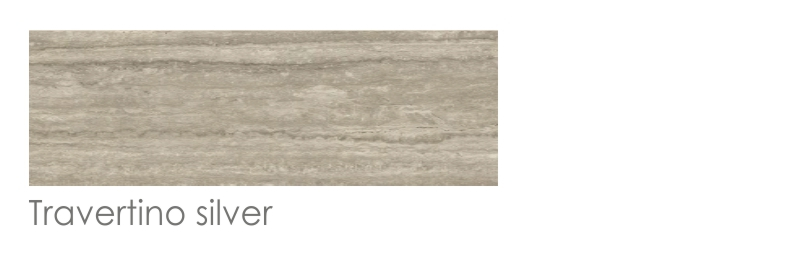 V022P Travertino Silver