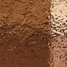 Стекло Martellato Bronzo