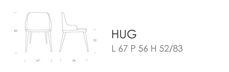 Стул Hug - без подлокотников